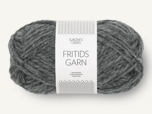 Włóczka Sandnes Garn  Fritidsgarn ciemny szary melanż 1055