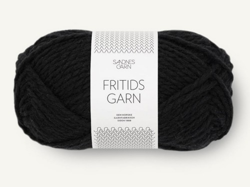 Włóczka Sandnes Garn  Fritidsgarn czarny 1099