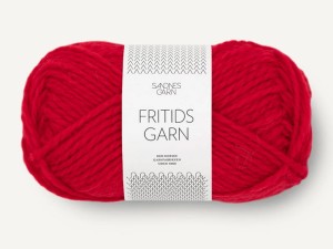 Włóczka Sandnes Garn  Fritidsgarn czerwony 4120