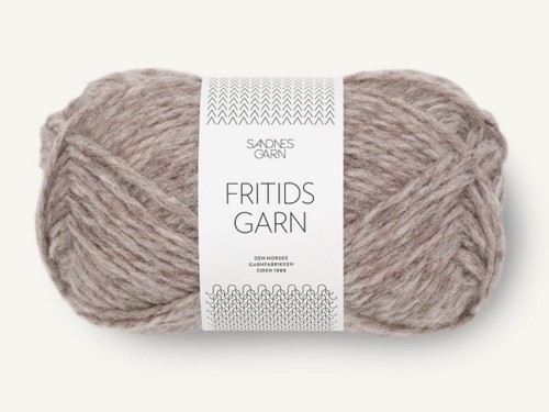 Włóczka Sandnes Garn  Fritidsgarn jasny beżowy melanż  2650