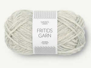 Włóczka Sandnes Garn  Fritidsgarn jasny szary melanż 1021