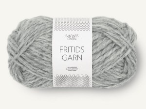Włóczka Sandnes Garn  Fritidsgarn średni szary melanż 1042