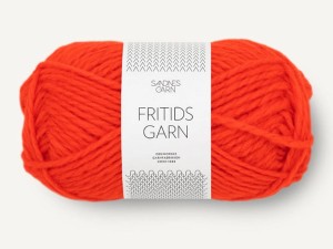 Włóczka Sandnes Garn  Fritidsgarn ognista pomarańcza  3819
