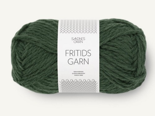 Włóczka Sandnes Garn  Fritidsgarn ciemna zieleń 8571