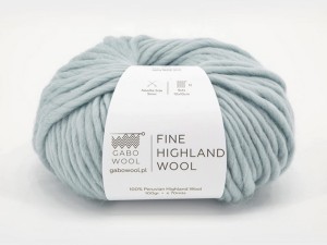 Włóczka Gabo Wool Fine Highland Wool akwamaryna AZ8726