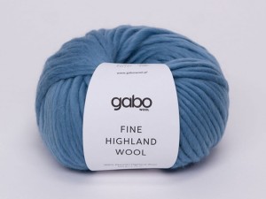 Włóczka Gabo Wool Fine Highland Wool błękitny 2869