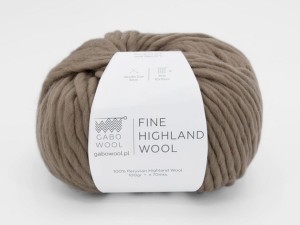 Włóczka Gabo Wool Fine Highland Wool ciemny beż 2140