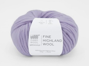 Włóczka Gabo Wool Fine Highland Wool jasna lila 2741