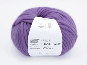 Włóczka Gabo Wool Fine Highland Wool lawenda 2818