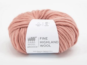 Włóczka Gabo Wool Fine Highland Wool łososiowy RJ8384