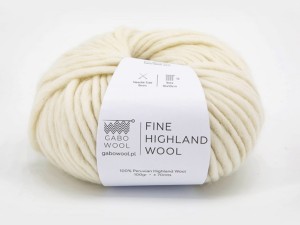Włóczka Gabo Wool Fine Highland Wool naturalny 100