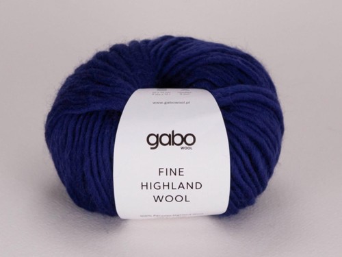 Włóczka Gabo Wool Fine Highland Wool nocne niebo 2432