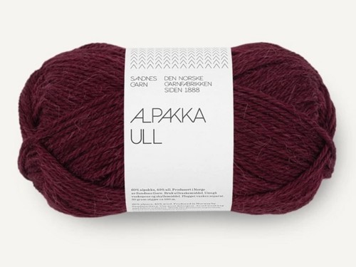 Włóczka Sandnes Garn Alpakka Ull burgund 4372