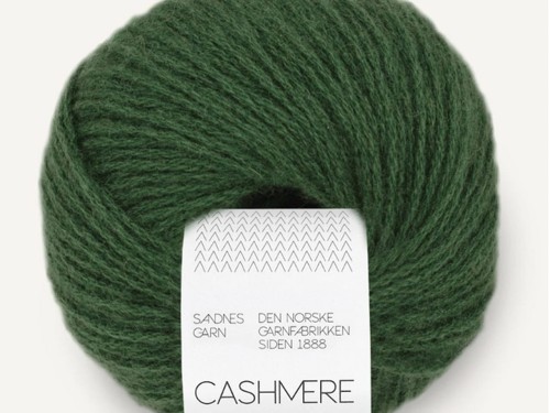 Włóczka Sandnes Garn  cashmere świąteczna zielony las 8082
