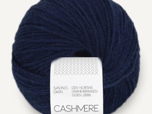 Włóczka Sandnes Garn  cashmere marynarski granat 5882