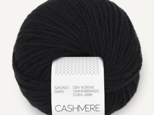 Włóczka Sandnes Garn  cashmere czarny 1099