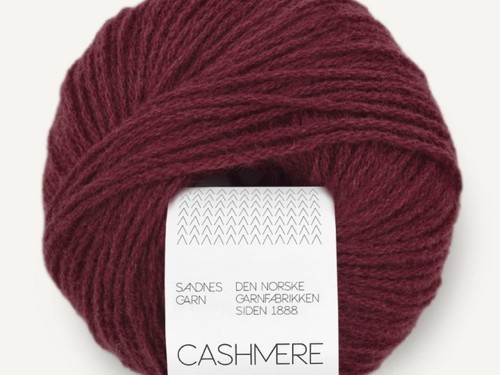 Włóczka Sandnes Garn  cashmere burgund 4372