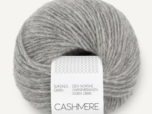 Włóczka Sandnes Garn  cashmere średni szary 1042