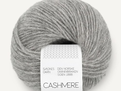 Włóczka Sandnes Garn  cashmere średni szary 1042