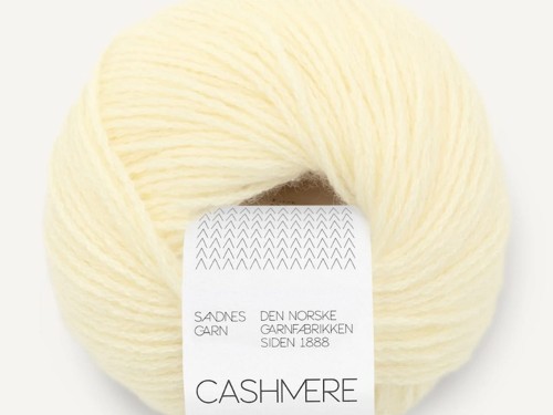 Włóczka Sandnes Garn  cashmere jasny żółty 2009