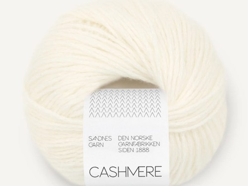 Włóczka Sandnes Garn  cashmere śmietankowa biel 1002