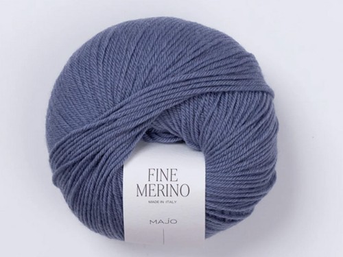 Włóczka Majo Garn Fine Merino slate blue