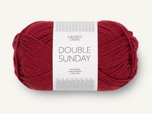 Włóczka Sandnes Garn Double Sunday głęboka czerweń 4236