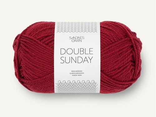 Włóczka Sandnes Garn Double Sunday głęboka czerweń 4236