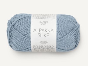 Włóczka Sandnes Garn Alpakka Silke smoky blue 6041