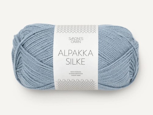 Włóczka Sandnes Garn Alpakka Silke smoky blue 6041