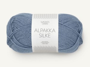 Włóczka Sandnes Garn Alpakka Silke jeans 6052