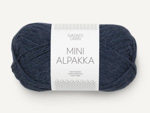 Włóczka Sandnes Garn Mini Alpakka niebieska północ 6081