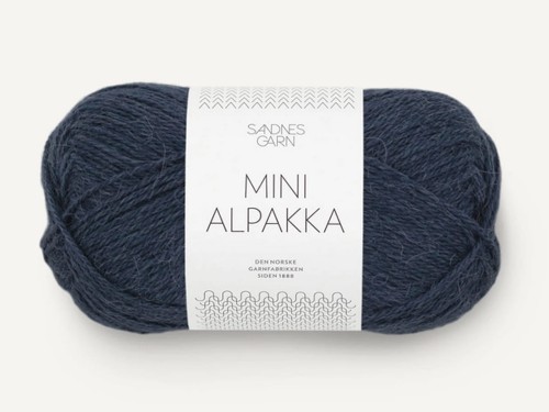 Włóczka Sandnes Garn Mini Alpakka niebieska północ 6081