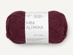 Włóczka Sandnes Garn Mini Alpakka burgund 4372