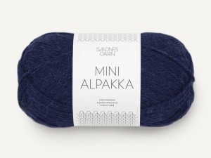 Włóczka Sandnes Garn Mini Alpakka granat 5575