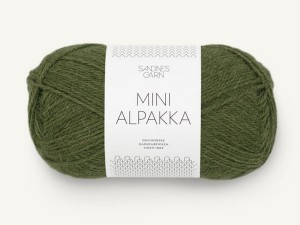 Włóczka Sandnes Garn Mini Alpakka zielony mech 9573