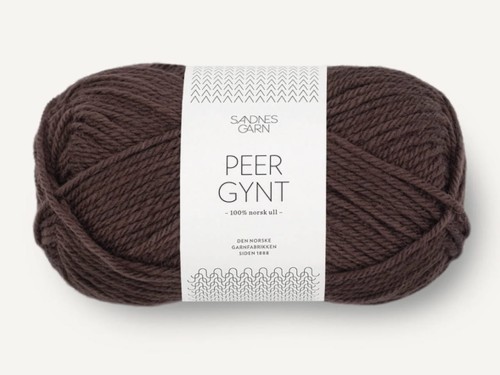 Włóczka Sandnes Garn Peer Gynt gorzka czekolada 3082