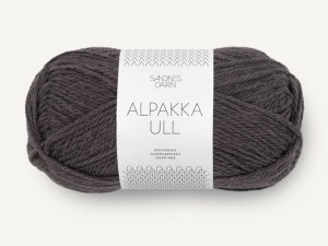 Włóczka Sandnes Garn Alpakka Ull antracyt 3800