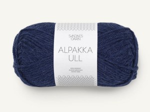Włóczka Sandnes Garn Alpakka Ull granat 5575