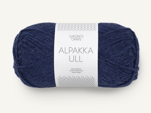 Włóczka Sandnes Garn Alpakka Ull granat 5575