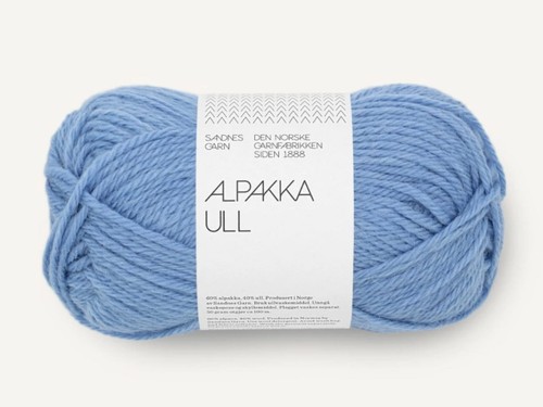 Włóczka Sandnes Garn Alpakka Ull prowansalski błękit 5824