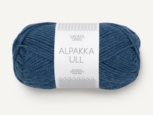 Włóczka Sandnes Garn Alpakka Ull niebieska północ 6364