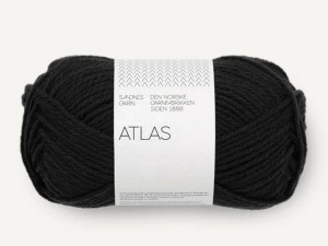 Włóczka Sandnes Garn Atlas czarny 1099