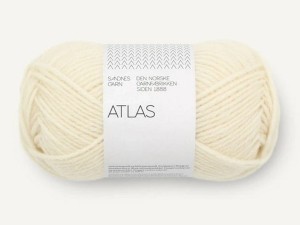 Włóczka Sandnes Garn Atlas ecru 1012