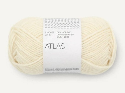 Włóczka Sandnes Garn Atlas ecru 1012