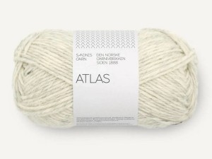 Włóczka Sandnes Garn Atlas jasny szary melanż 1021