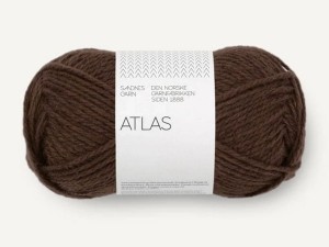 Włóczka Sandnes Garn Atlas melnżowy brąz 3591