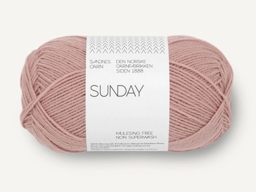 Włóczka Sandnes Garn Sunday dusty rose 4332