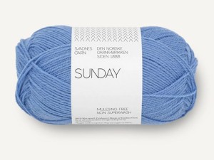 Włóczka Sandnes Garn Sunday prowansalski błękit 5824
