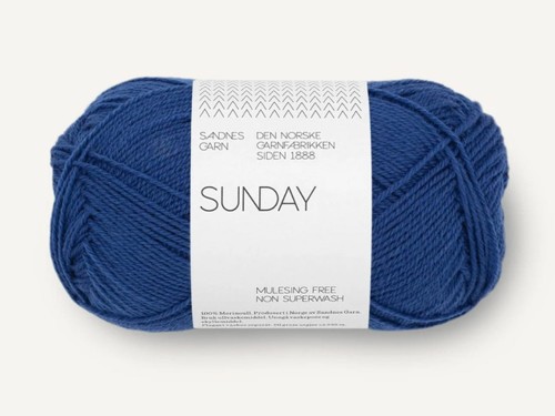 Włóczka Sandnes Garn Sunday niebieski 5846